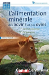L'alimentation minérale des bovins et des ovins