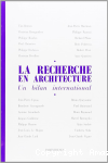 La recherche en architecture