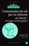 Contamination des sols par les elements en traces:les risques et leur gestion vignette